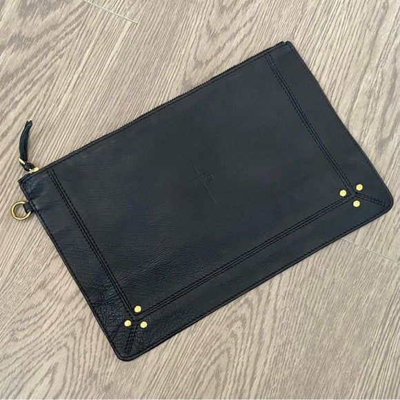 Jerome Dreyfuss - Black Pouch Clutch -
11.5x7.5" - Like New - Picture 3 of 15